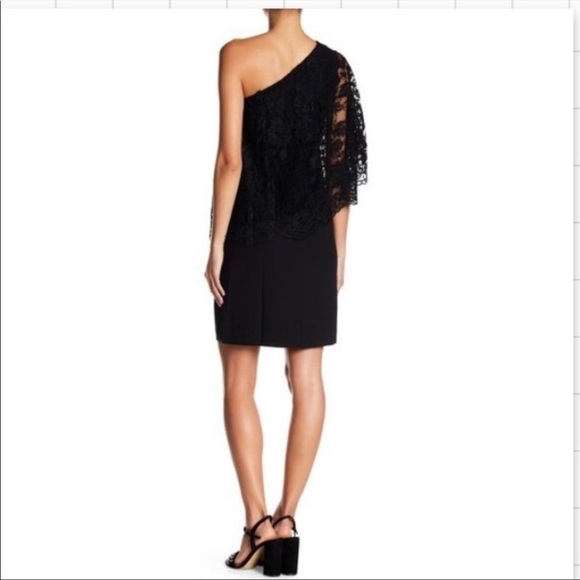 Nanette lapore one shoulder lace dressBlack size 6 - Picture 2 of 12